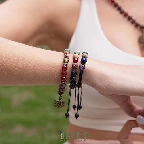 Chakra Bead Bracelets for Women With Real Stones 2