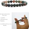 Crystal Reiki Healing Elastic Stretch Bracelet For Women men Gifts 5