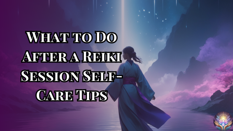 What to Do After a Reiki Session Self Care Tips