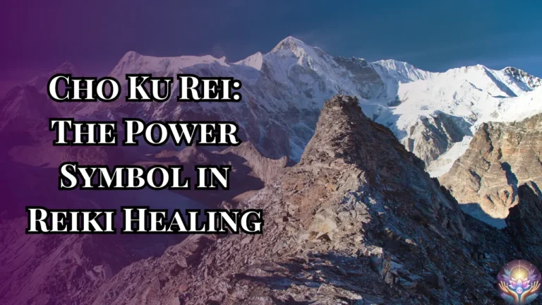 Cho Ku Rei The Power Symbol in Reiki Healing