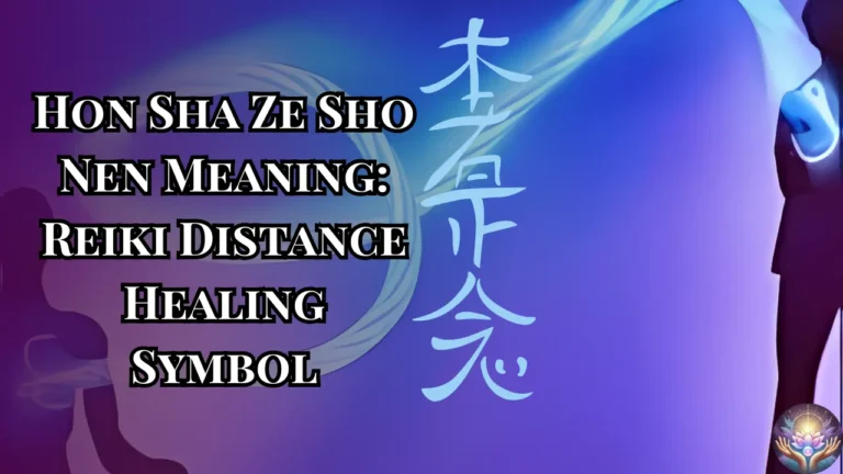 Hon Sha Ze Sho Nen Meaning Reiki Distance Healing Symbol