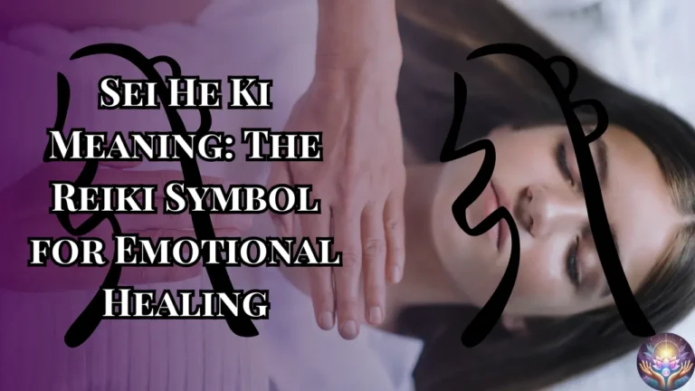 Sei He Ki Meaning The Reiki Symbol for Emotional Healing