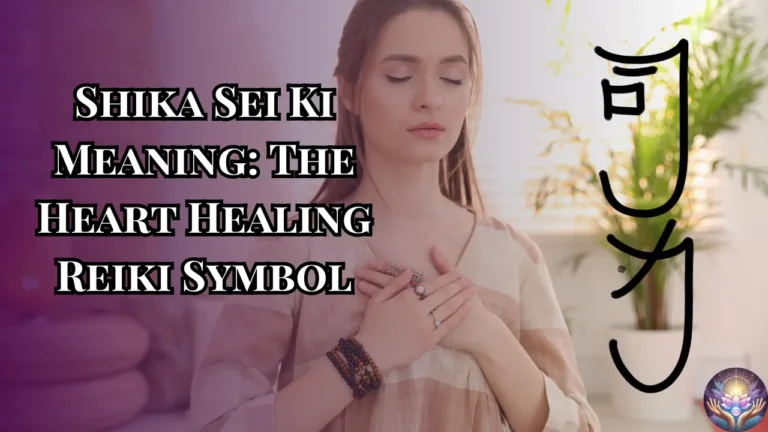 Shika Sei Ki Meaning The Heart Healing Reiki Symbol